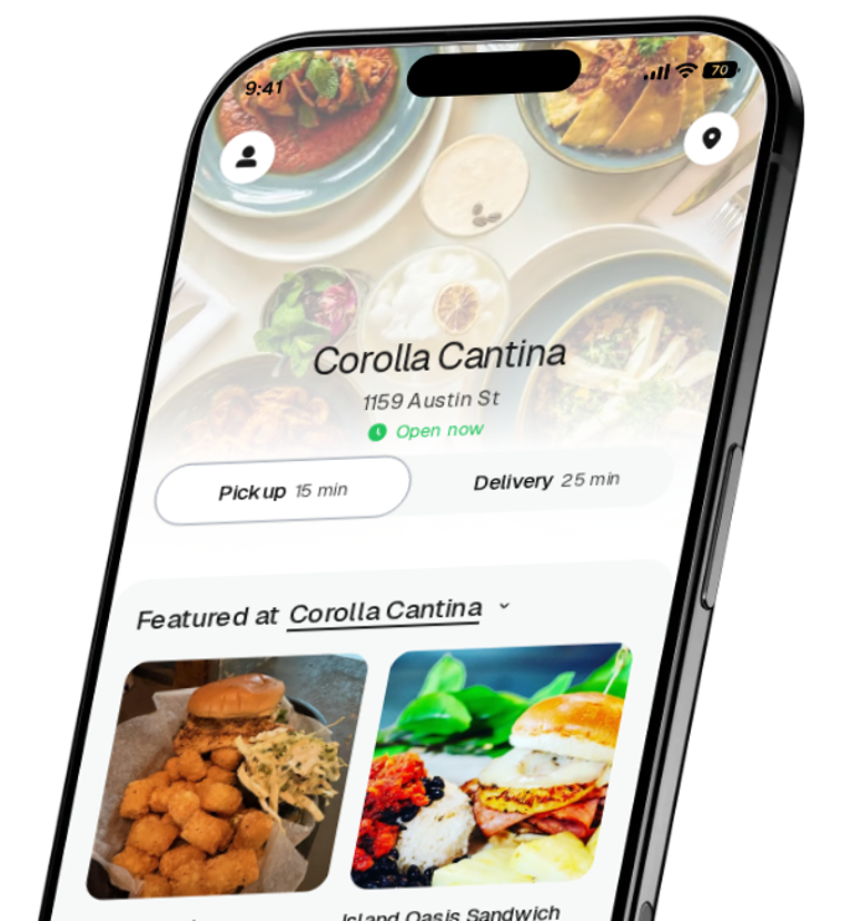 Corolla Cantina app preview